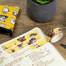 EndlessPens × @twenty_sides Grumpy Kitty Café Washi Tape
