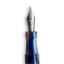 Franklin-Christoph Model 46 Hydrangea Nights Fountain Pen - Pen Nib Close Up | EndlessPens
