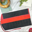 Girologio 10 Pen Roll Case (10 Slots) - Crimson Ember Wide Open | EndlessPens