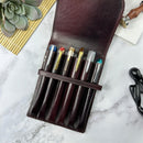 Girologio Pen Case (6 Slots) - Leather