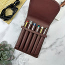 Girologio Pen Case (6 Slots) - Leather