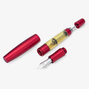 Gravitas Fountain Pen - Monster Aluminum Red + Ultem Barrel