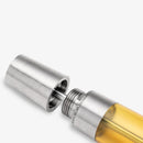 Gravitas Fountain Pen - Monster Grade 5 Titanium Polished + Ultem Barrel - EndlessPens