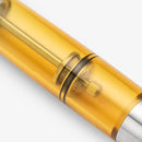 Gravitas Fountain Pen - Monster Grade 5 Titanium Polished + Ultem Barrel - EndlessPens