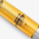 Gravitas Fountain Pen - Monster Grade 5 Titanium Stone Washed  + Ultem Barrel - EndlessPens