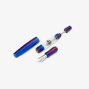 Gravitas Fountain Pen - Monster Grade 5 Titanium TiSiNx + Acrylic Barrel - EndlessPens