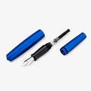Gravitas Fountain Pen - Pocket - Aluminium Blue - EndlessPens