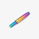 Gravitas Fountain Pen - Pocket - Grade 5 Titanium Rainbow Skittle PVD - Limited Edition (2025) - EndlessPens