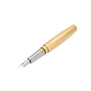 Gravitas Fountain Pen - Pocket - Raw Brass - EndlessPens