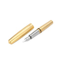 Gravitas Fountain Pen - Pocket - Raw Brass - EndlessPens