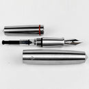 Gravitas Fountain Pen - Pocket - Raw Grade 5 Titanium - EndlessPens
