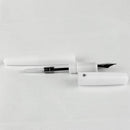 Gravitas Fountain Pen - Sentry - Full White Delrin - EndlessPens