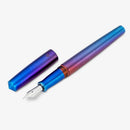 Gravitas Fountain Pen - Sentry Raw Grade 5 Titanium - Titanium TiSiNx - Limited Editon (2025) - EndlessPens