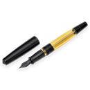 Gravitas Vac 2.0 Aluminum Black Fountain Pen - Pen and Cap Cover | EndlessPens