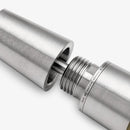Gravitas Fountain Pen - Vac 2.0 G5 Titanium Machine Finish