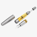 Gravitas Fountain Pen - Vac 2.0 G5 Titanium Stonewashed Finish