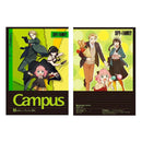 Kokuyo Campus Spy Family 5 Designs Notebook (5-Pack) - Green