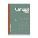 Kokuyo Campus Diary Monthly Grid A5 Notebook (2027) - Black | EndlessPens