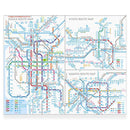 Kokuyo Jibun-Techo Diary Mini B6 Slim Notebook (2027) - Osaka Route Map | EndlessPens