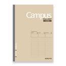 Kokuyo Campus Diary Weekly Vertical Notebook (2027) - Beige | EndlessPens