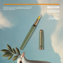 Laban Antique II Fountain Pen (2024 Colors) - Green | EndlessPens