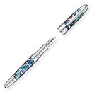 Laban Oceana Fountain Pen - Silver - Pen and Cap Cover | EndlessPens