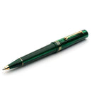 Leonardo Momento Zero Ballpoint Pen - Gold / Alga (seaweed)