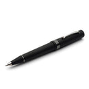 Leonardo Momento Zero Black Matte Ballpoint Pen - Silver