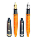 Leonardo Fountain Pen - DolceVita Furore - Blue Orange (Parthenope) - EndlessPens