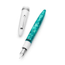 Leonardo Fountain Pen - DolceVita Furore - White Emerald (Smeralda) - EndlessPens