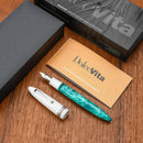 Leonardo Fountain Pen - DolceVita Furore - White Emerald (Smeralda) - EndlessPens