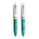 Leonardo Fountain Pen - DolceVita Furore - White Emerald (Smeralda) - EndlessPens
