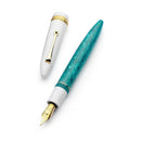 Leonardo Fountain Pen - DolceVita Furore - White Emerald (Smeralda) - EndlessPens