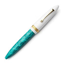 Leonardo Fountain Pen - DolceVita Furore - White Emerald (Smeralda) - EndlessPens