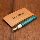 Leonardo Fountain Pen - DolceVita Furore - White Emerald (Smeralda) - EndlessPens