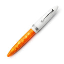 Leonardo Fountain Pen - DolceVita Furore - White Orange (Terra degli Aranci) - EndlessPens