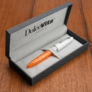 Leonardo Fountain Pen - DolceVita Furore - White Orange (Terra degli Aranci) - EndlessPens