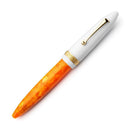 Leonardo Fountain Pen - DolceVita Furore - White Orange (Terra degli Aranci) - EndlessPens