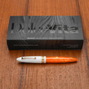 Leonardo Fountain Pen - DolceVita Furore - White Orange (Terra degli Aranci) - EndlessPens