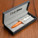 Leonardo Fountain Pen - DolceVita Furore - White Orange (Terra degli Aranci) - EndlessPens