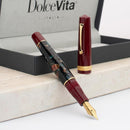 Leonardo Fountain Pen - DolceVita Momento Zero - Marmo Pompei