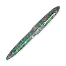 Leonardo Furore Aquapetra Fountain Pen (14K Gold) - Pen with Cap Cover on White Background | EndlessPens
