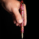 Leonardo Fountain Pen - Furore Redesigned - Lampone Selvatico (14K Gold) - EndlessPens