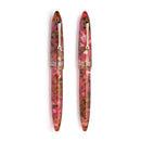 Leonardo Fountain Pen - Furore Redesigned - Lampone Selvatico (Stainless Steel) - EndlessPens