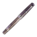 Leonardo Momento Magico Amethyst Fountain Pen (14K Gold) - Silver Variant On White Background | EndlessPens