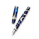 Leonardo Fountain Pen - Momento Magico - Onda Blue (14K Gold) - EndlessPens