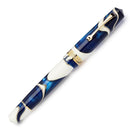 Leonardo Fountain Pen - Momento Magico - Onda blue (Stainless Steel) - EndlessPens