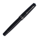 Leonardo Fountain Pen - Momento Magico (Stainless Steel) - Black Glossy - New Edition (2022)