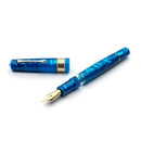Leonardo Momento Magico Pithecusa Fountain Pen (Stainless Steel) - Cap and Nib