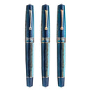 Leonardo Fountain Pen - Momento Zero (14K Gold) - Blue Hawaii